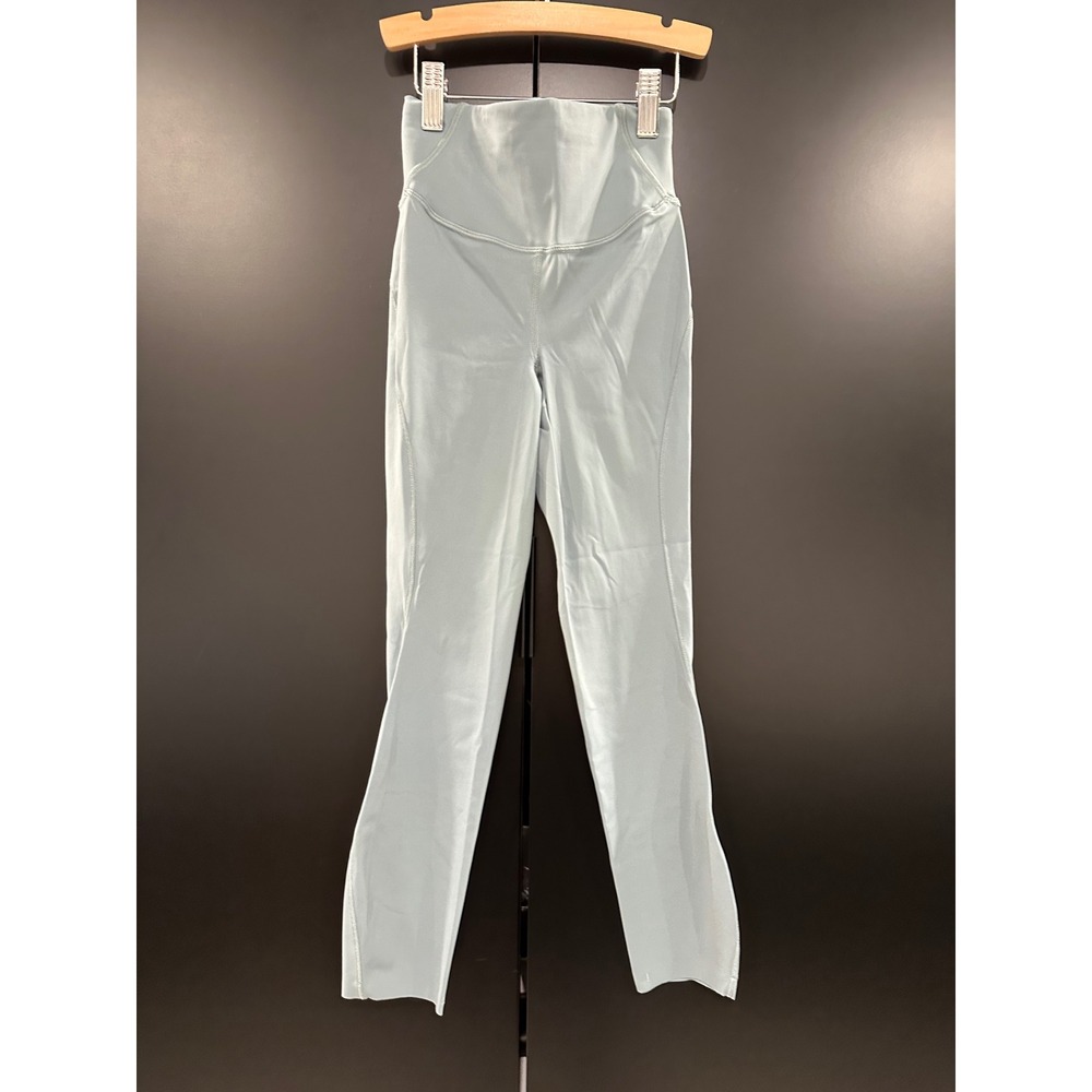 Lululemon Base Pace High-Rise Crop 0 Misty Glade Green Nulux Leggings LW6BD1S